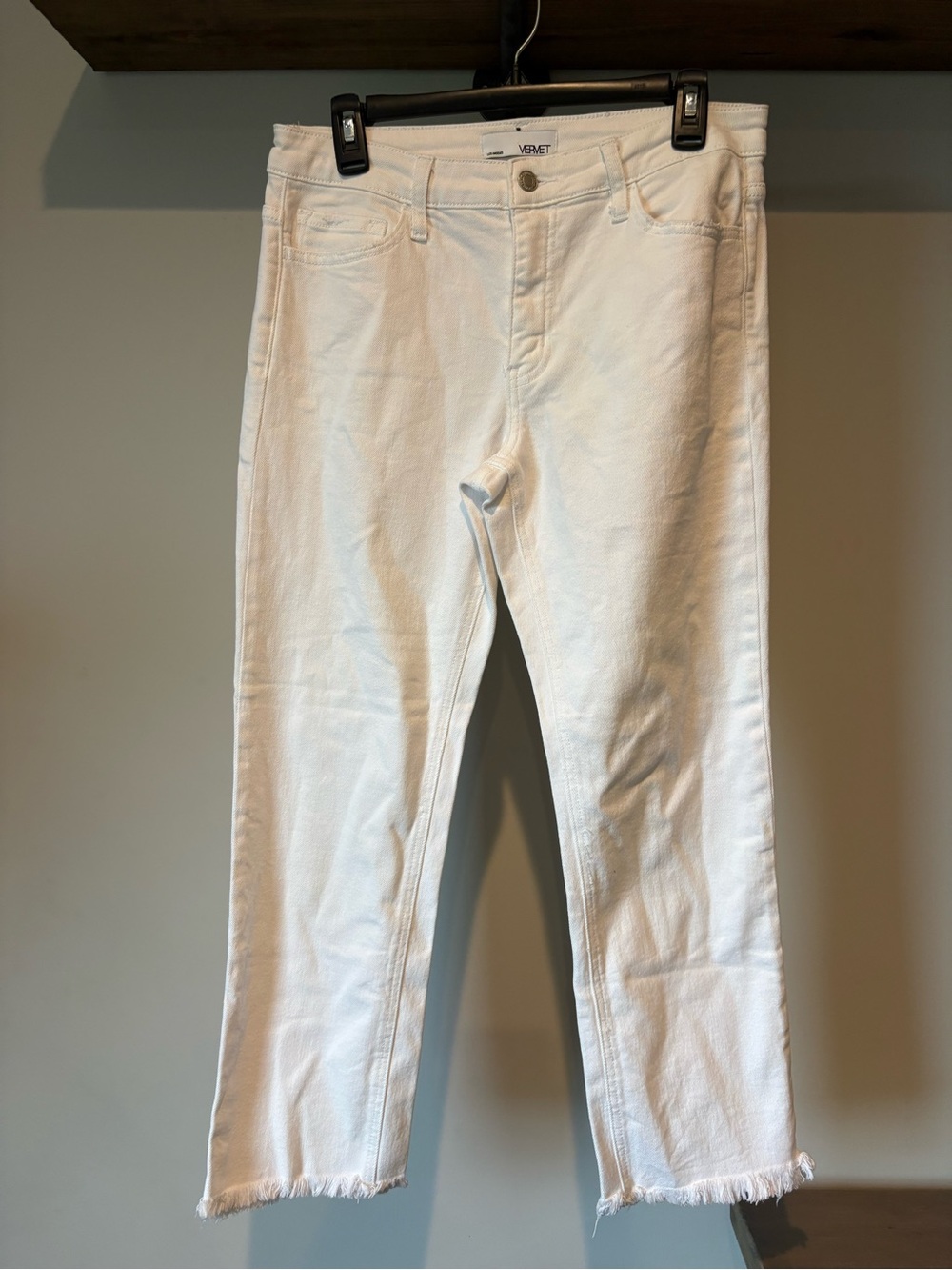 VERVET White Straight-Leg Women's Jeans